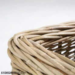 51 Degrees North Rattan Bed -Heimtierbedarf 51 degrees north rattan bed 209192 0500 none