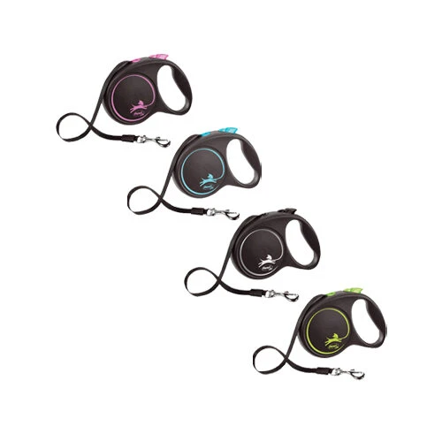 Flexi Rollleine Design - Schwarz 1 Flexi Rollleine Design - Schwarz