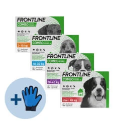 Frontline Combo Gegen Zecken, Flöhe (Flöhe, Eier, Larven, Puppen) Bei Hunden
