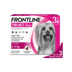 Frontline Tri-Act Gegen Zecken, Flöhe Und Fliegende Insekten Für Hunde -Heimtierbedarf frontline tri act fr hunde 5 10 kg 202487 0500 none