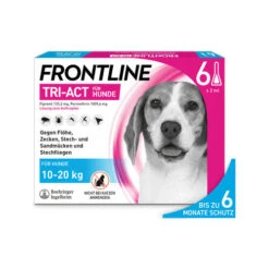 Frontline Tri-Act Gegen Zecken, Flöhe Und Fliegende Insekten Für Hunde -Heimtierbedarf frontline tri act fr hunde 5 10 kg 202496 0500 none