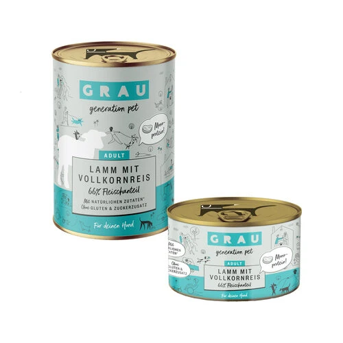 Grau Schlemmertopf - Lamm Mit Vollkornreis 1 Grau Schlemmertopf - Lamm Mit Vollkornreis