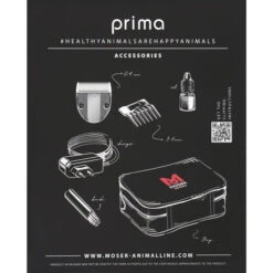 Moser - Trimmer Prima, Wiederaufladbar -Heimtierbedarf moser tondeuse prima oplaadbaar 205490 0500 none