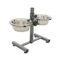 Trixie Hundebar Mit Edelstahl-Futternäpfen -Heimtierbedarf trixie voerstandaard rvs 191053 0500 none